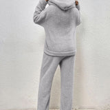 Completo da casa da donna - Tessuto morbido e caldo - Comfort ottimale - Stile elegante e casual