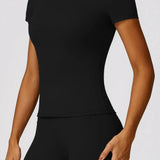 Completo sportivo da donna – Leggings a vita alta e top aderente – Traspirante ed elasticizzato