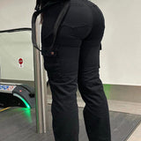 NINA - Jeans cargo streetstyle con tasche cargo