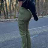 NINA - Jeans cargo streetstyle con tasche cargo