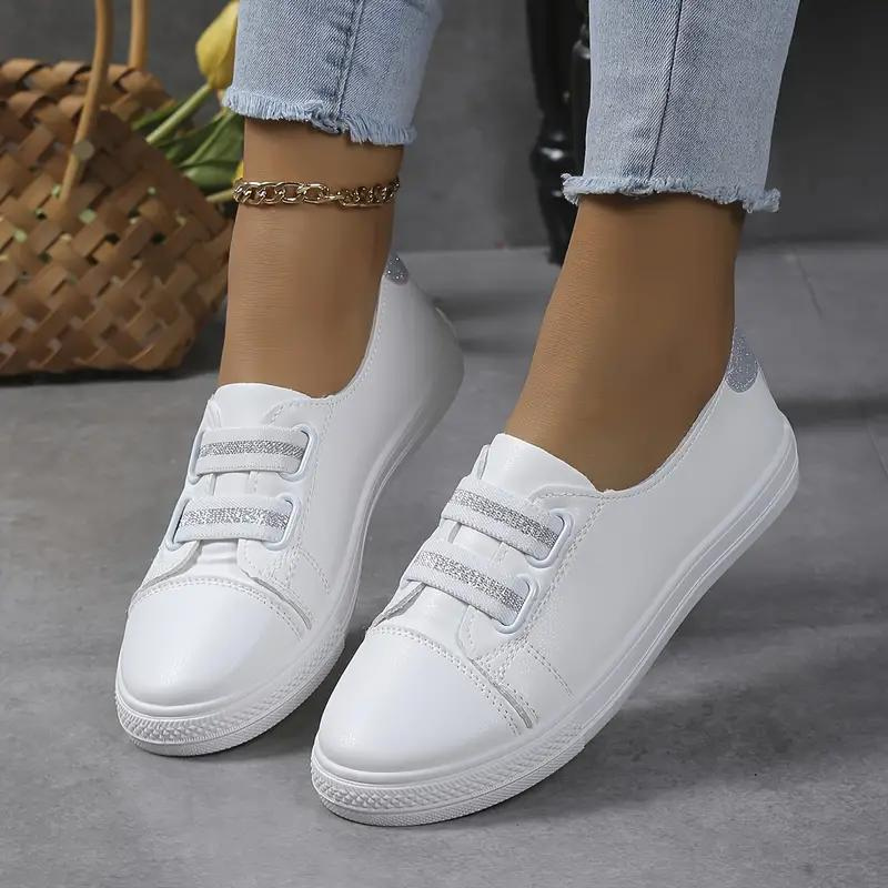 Sneakers da donna - Comode slip-on - Suola antiscivolo - Cinturini elastici regolabili