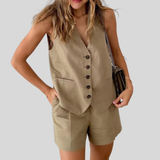 Thea - Completo estivo casual in morbido cotone