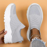 Sneakers da donna – Scarpe alte – Maglia morbida – Suola spessa – Facili da indossare