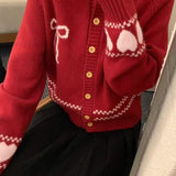 Cardigan con fiocco frontale dalla vestibilità rilassata