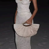 Completo gonna lunga sexy con spalline scoperte