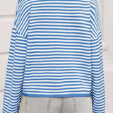 Cardigan a righe color block