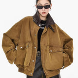 Giacca da lavoro con tasca dal taglio rilassato