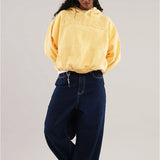 Felpa con cappuccio casual a maniche lunghe con lettere 3D solide