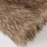 Minigonna a vita bassa con pannelli in pelle sfocata