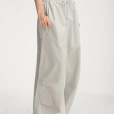 Pantaloni cargo sportivi elasticizzati in vita