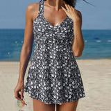 Set due pezzi di pantaloncini tankini sportivi