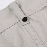 Pantaloni cargo in denim retrò a vita bassa con tasche