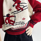 Cardigan retrò con doppia cerniera