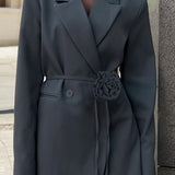 Elegante blazer floreale