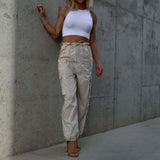 Pantaloni cargo con coulisse in stile street