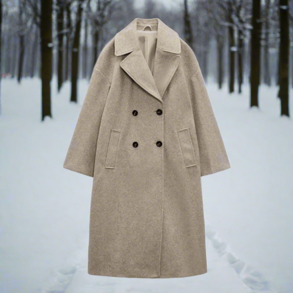 Cappotto invernale casual, classico e caldo per donna