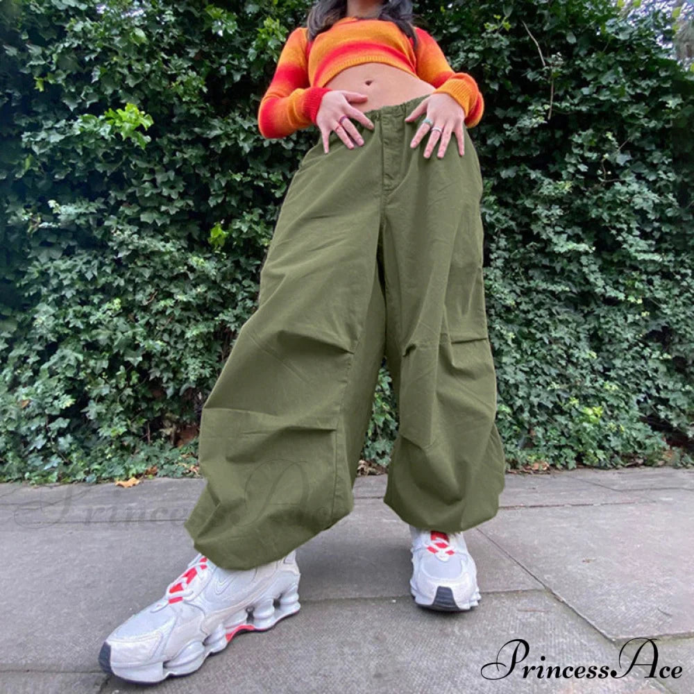 Pantaloni cargo larghi Y2K