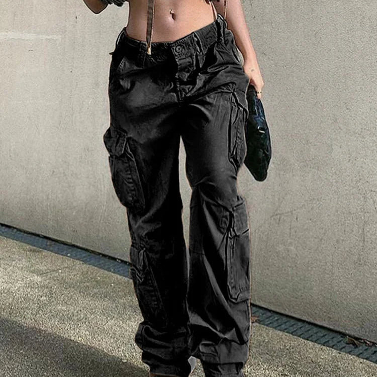 Pantaloni cargo larghi Y2K