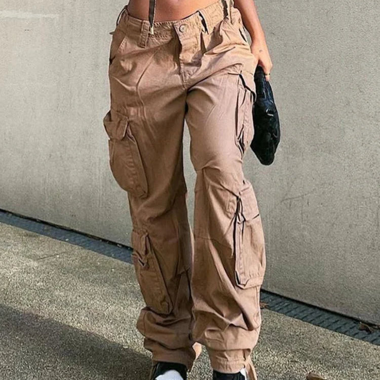 Pantaloni cargo larghi Y2K