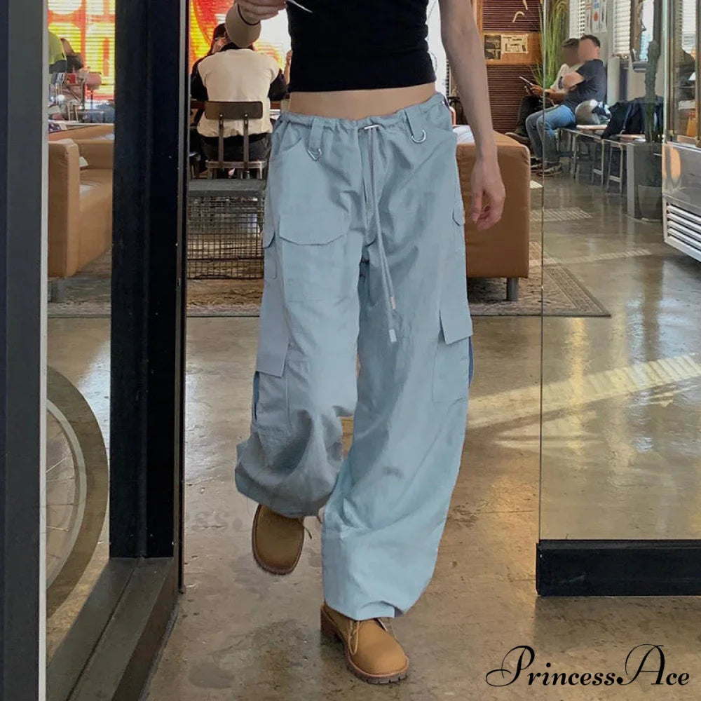 Pantaloni cargo larghi Y2K