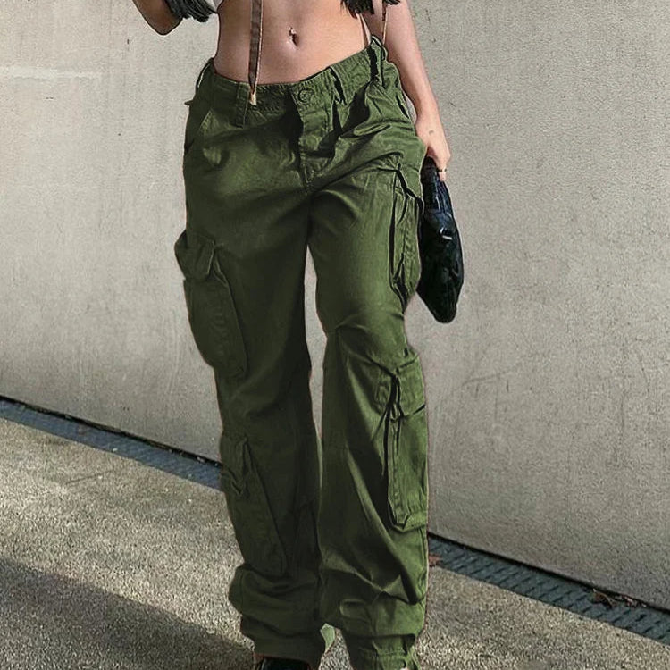 Pantaloni cargo larghi Y2K