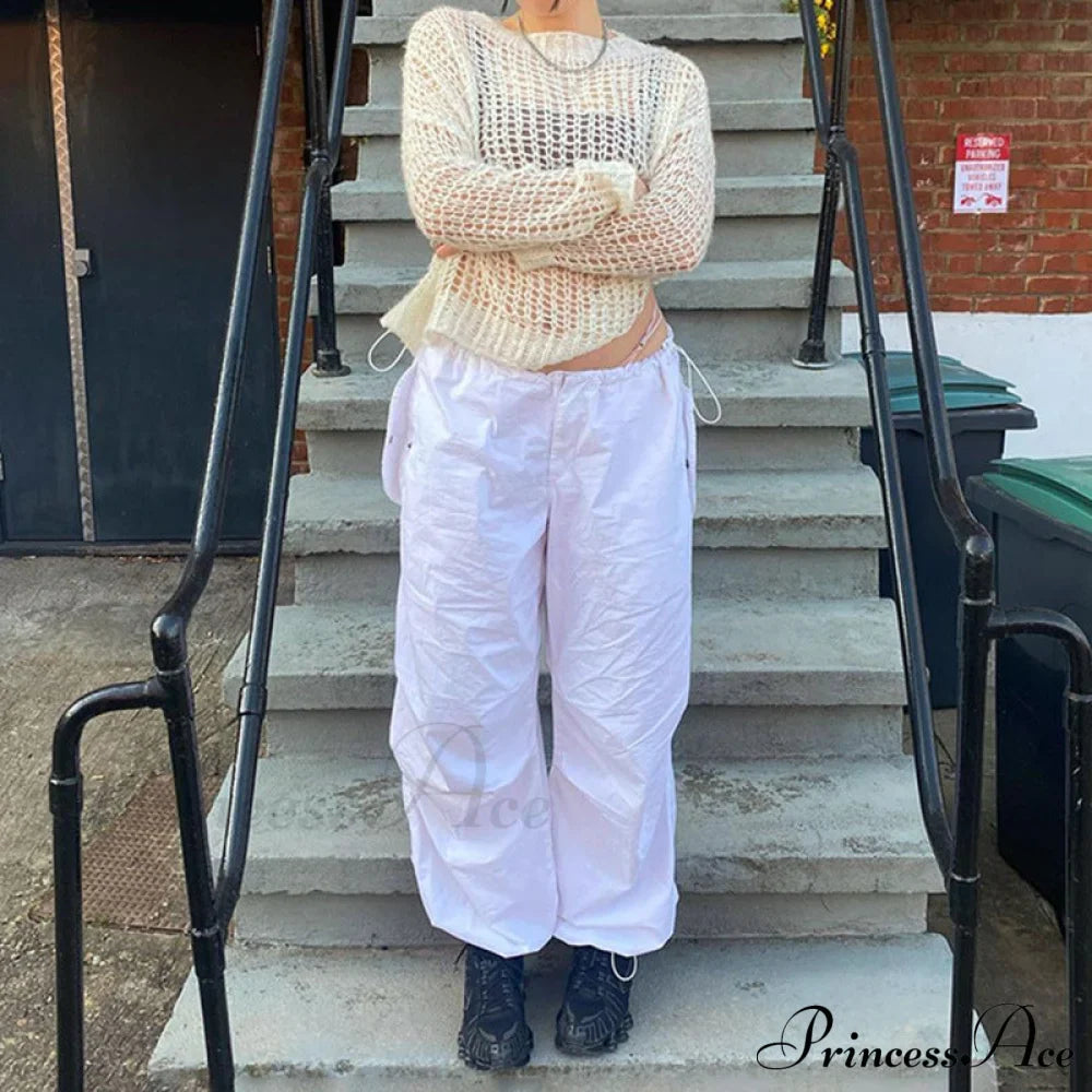 Pantaloni cargo larghi Y2K