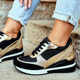 Sneakers da donna - Design sportivo ed elegante - Traspiranti con suola comoda - Chiusura con lacci