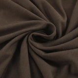 Abito lungo aderente in maglia retrò marrone