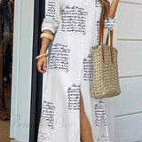 Abito camicia con tasche abbottonate - Manica lunga