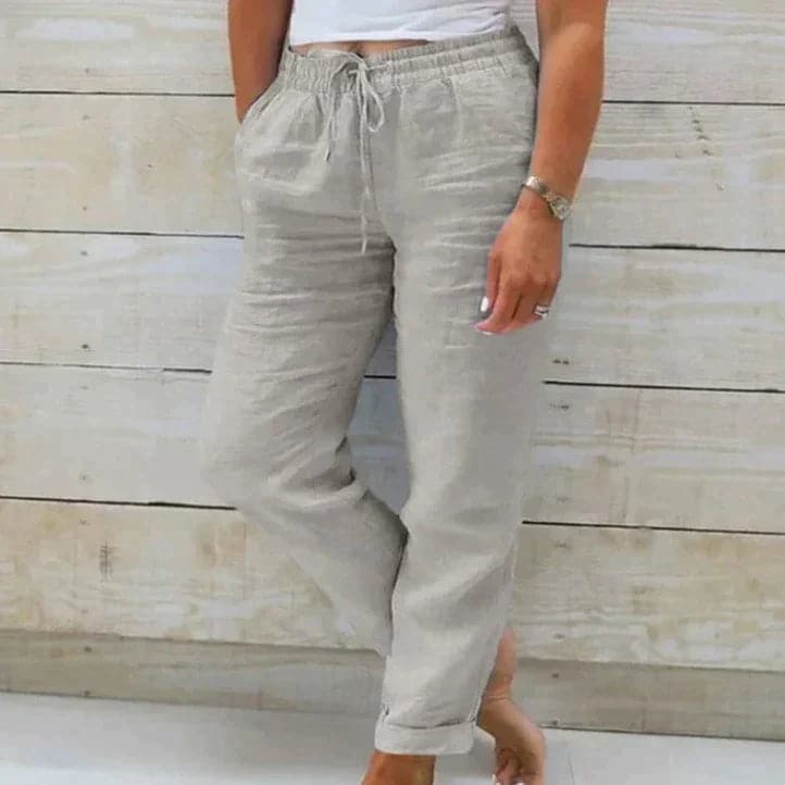 Pantaloni da donna - Vita elastica - Comodi e casual