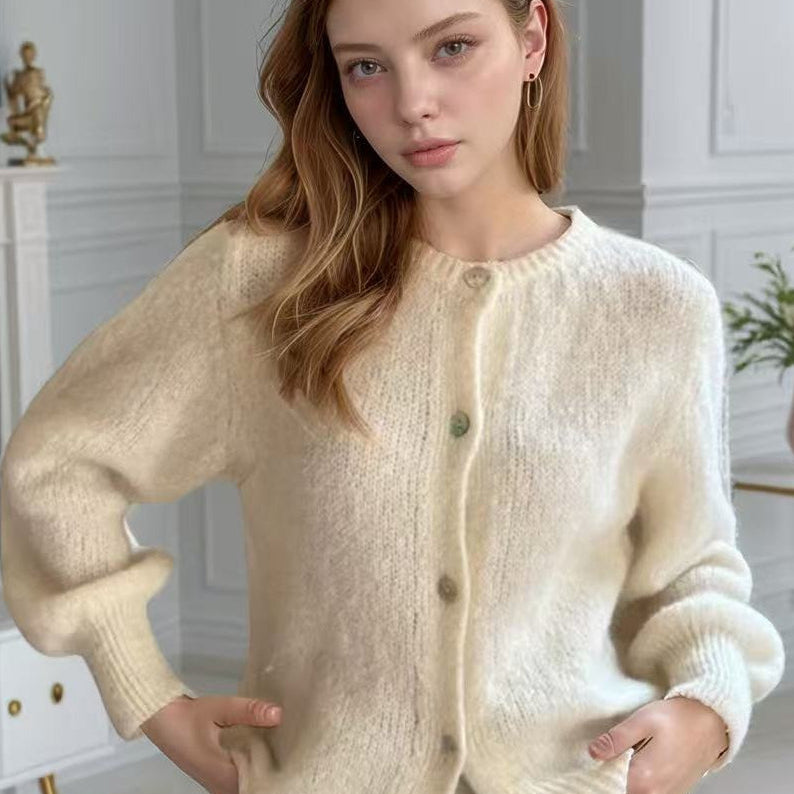 Cardigan tinta unita color macaron