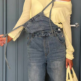 Jeans larghi vintage lavati