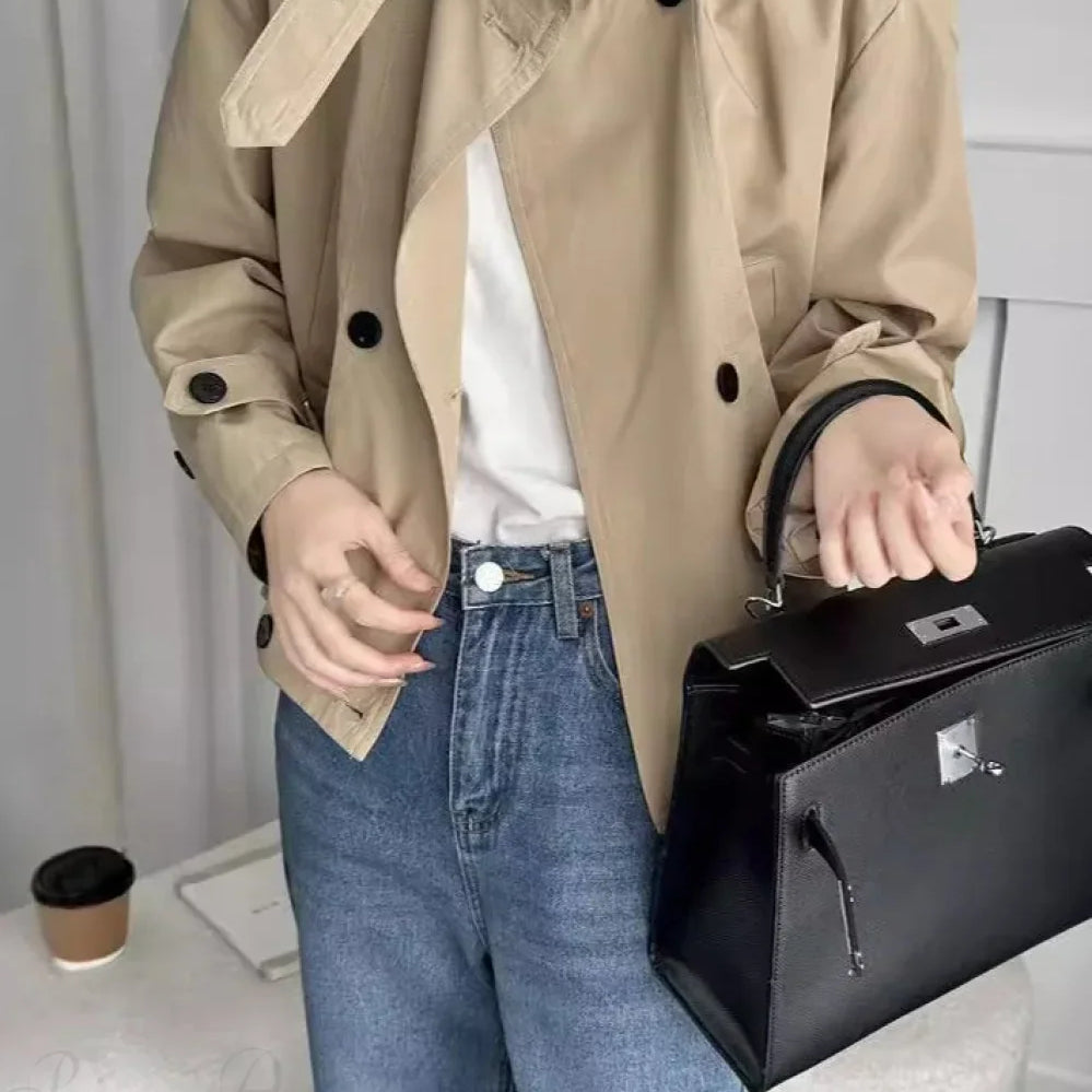 Giacca cargo corta casual ampia