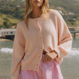 Cardigan casual in maglia a maniche lunghe con bottoni