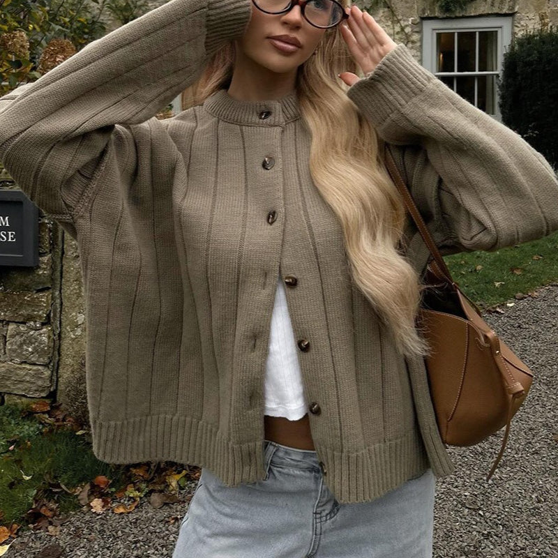 Cardigan morbido e rilassato