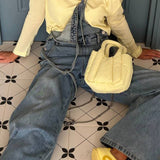 Jeans larghi vintage lavati