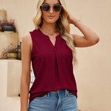 Milwa - Elegante camicetta firmata con scollo a V