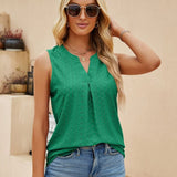 Milwa - Elegante camicetta firmata con scollo a V