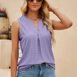 Milwa - Elegante camicetta firmata con scollo a V