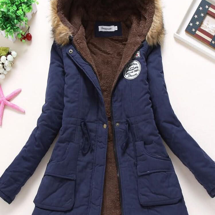 Cappotto invernale da donna comodo, elegante e resistente