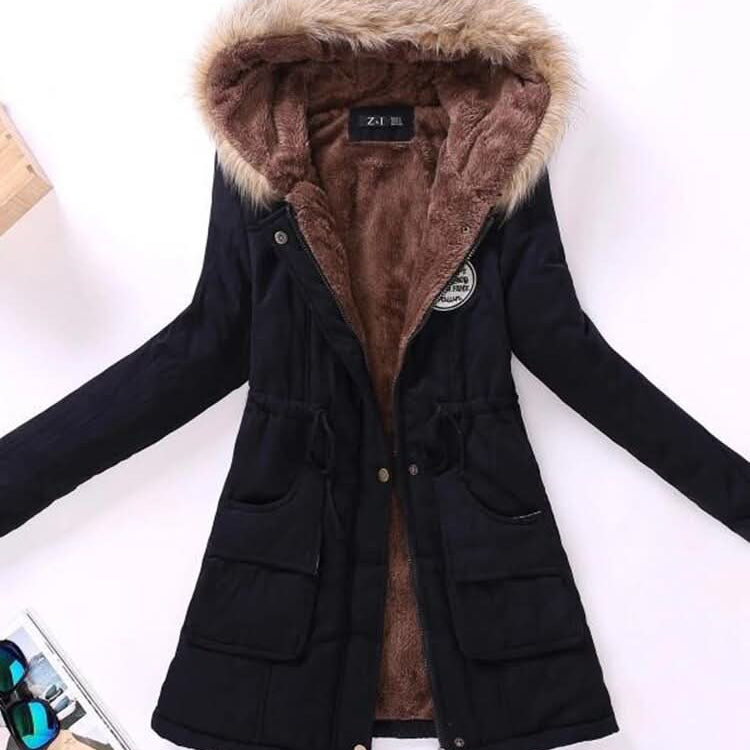 Cappotto invernale da donna comodo, elegante e resistente