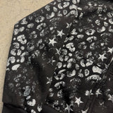 Felpa con cappuccio stampata in stile street