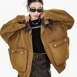 Giacca da lavoro con tasca dal taglio rilassato