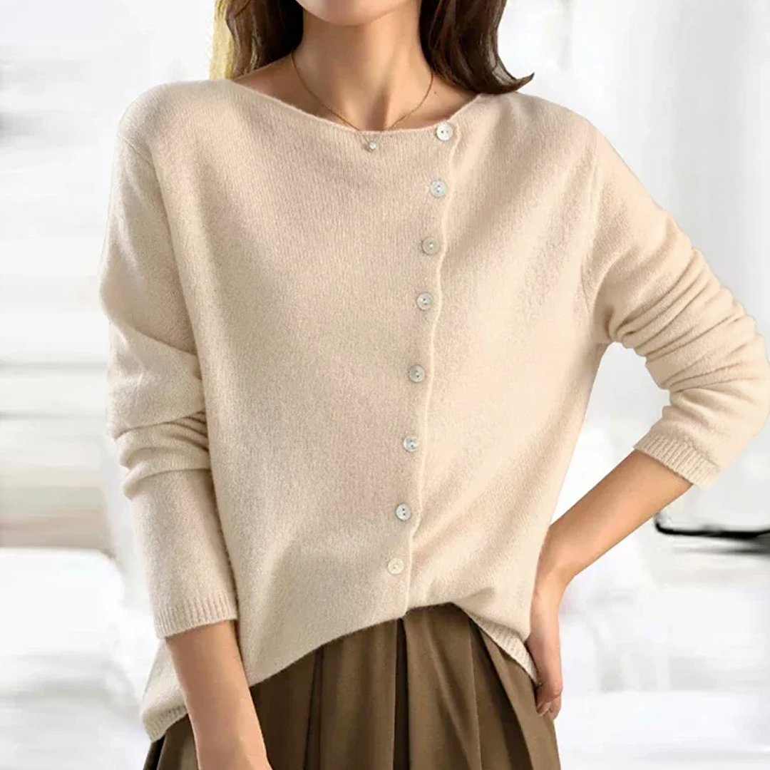 Maglione lavorato a maglia da donna elegante, comodo e versatile