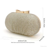 Portamonete da sera con cinturino da polso per matrimonio