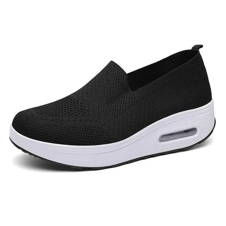Scarpe slip-on da donna - Traspiranti - Suola ammortizzata - Comfort quotidiano