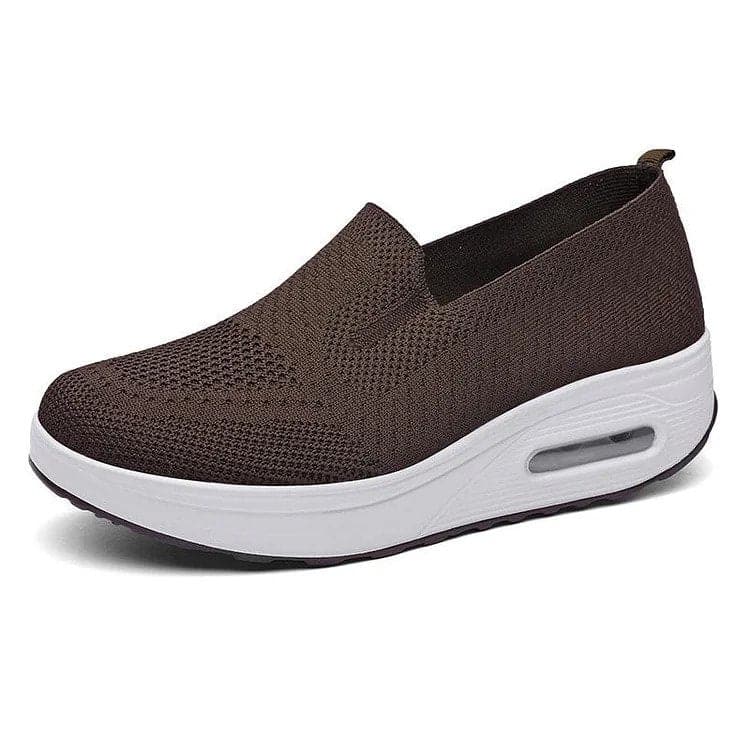 Scarpe slip-on da donna - Traspiranti - Suola ammortizzata - Comfort quotidiano