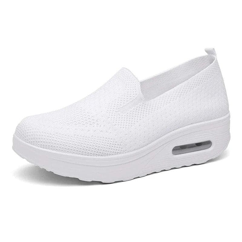 Scarpe slip-on da donna - Traspiranti - Suola ammortizzata - Comfort quotidiano