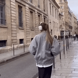 Elegante giacca da aviatore primaverile da donna