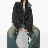 Giacca da lavoro con tasca dal taglio rilassato